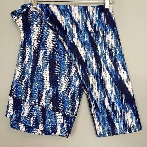 fullbeauty Sport Women's Size 26/28 Blue and White Leggings Stretch Activewear - Picture 12 of 12